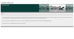 Desktop Screenshot of ophiuchi.net